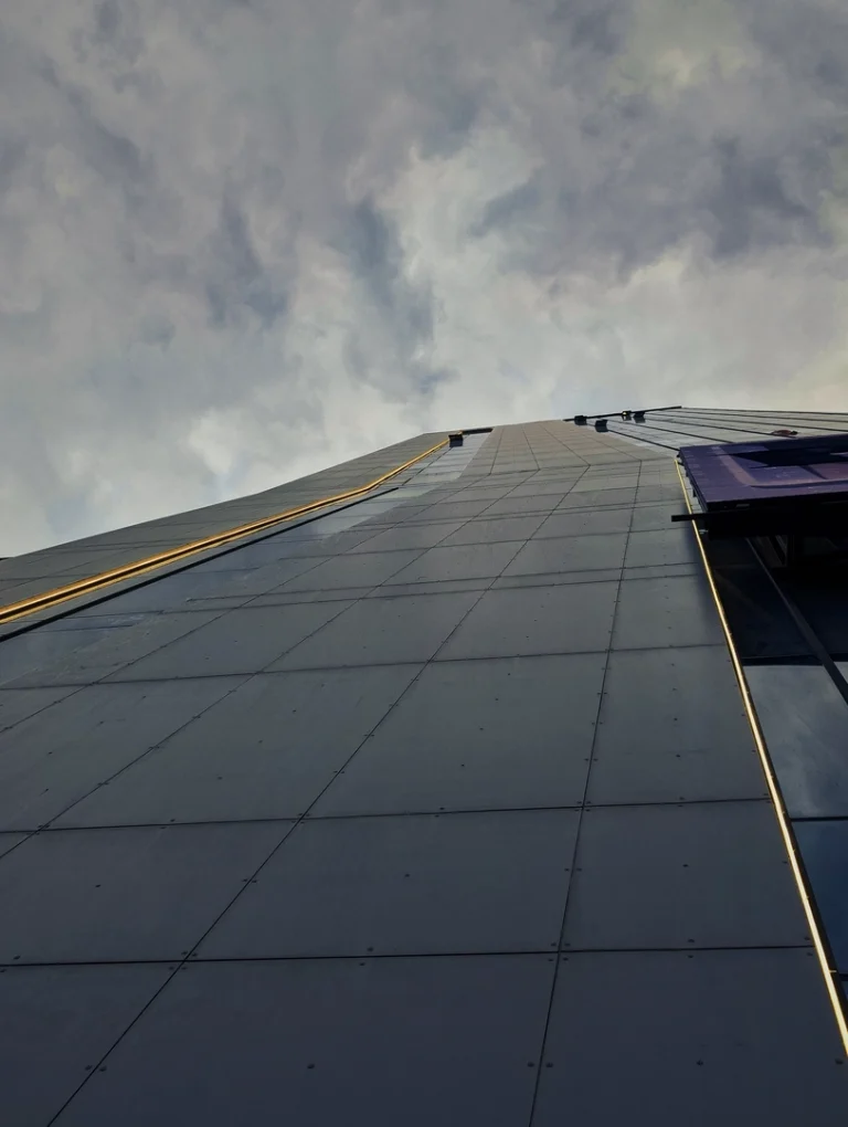 Concrete bridge to the sky